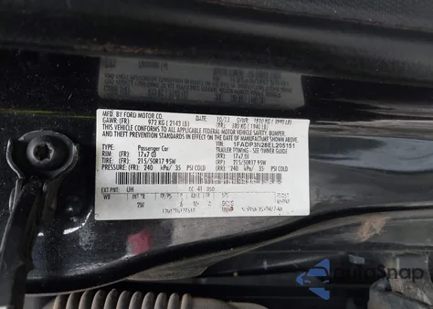 2014 Ford Focus Titanium из США, поврежденный, VIN 1FADP3N28EL205151